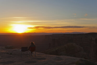 USA, Utah, Muley Point, Sonnenuntergang - FOF01693