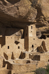 USA, Colorado, Mesa Verde-Nationalpark, Quadratisches Turmhaus - FOF01727