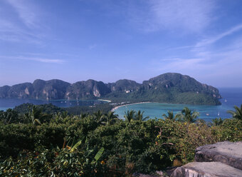 Asien, Thailand, Krabi, Küstengebiet mit Bucht - PSF00359