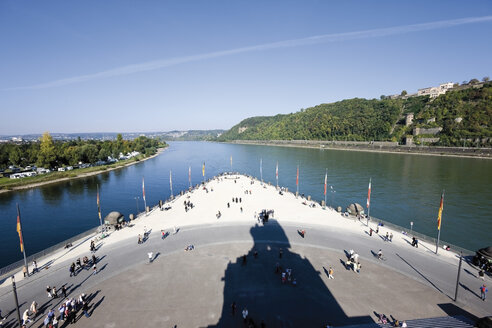 Deutschland, Rheinland Pfalz, Koblenz, Deutsches Eck - 11964CS-U