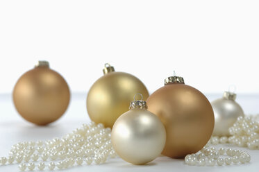 Christmas decoration, Christmas baubles and pearls - ASF03938