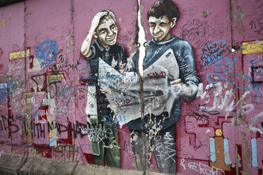 Deutschland, Berlin, Berliner Mauer, Graffiti - PSF00388