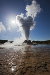 USA, Yellowstone Park, Wyoming, Castle Geysir - FOF01761