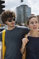 Germany, Berlin, Young couple, portrait, close-up - VVF00041