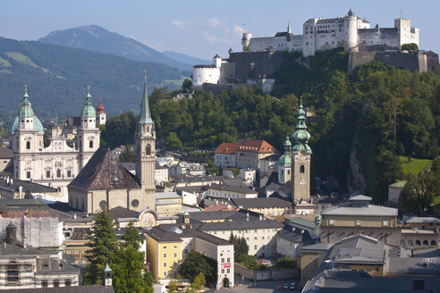 Österreich, Salzburg, Festung und Stadt Hohensalzburg - WDF00656