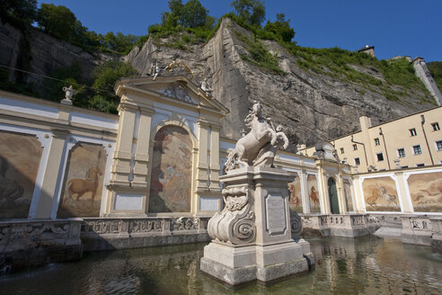 Austria, Salzburg, Sigmundstor with Pferdeschwemme - WDF00652