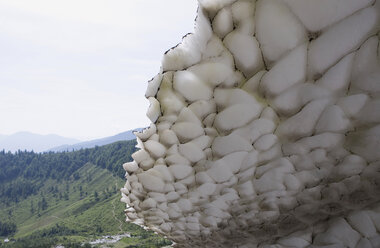 Österreich, Salzburger Land, Gefrorener Schnee am Hochkönig - WWF01137