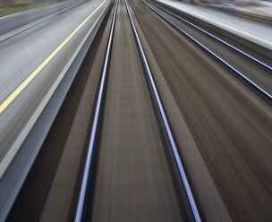 Austria, Blurred Railroad Tracks - WVF00005