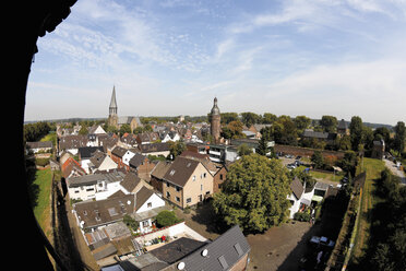 Deutschland, Nordrhein-Westfalen, Blick über Zons, Blick von oben - 12114CS-U