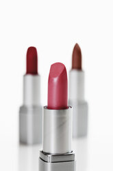 Close up of lipsticks against white background - 12253CS-U