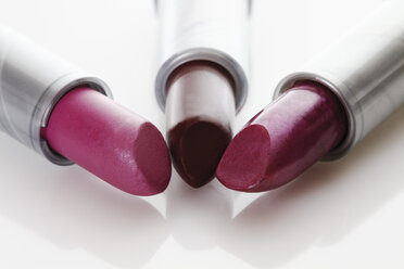Close up of lipsticks on white background - 12200CS-U