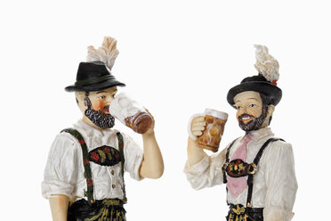 Bavarian figurines drinking beer from beer stein - 12689CS-U