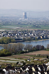 Deutschland, Rheinland-Pfalz, Kernkraftwerk mülheim-kärlich am rhein - 12973CS-U