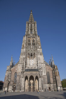 Deutschland, Ulm, Ansicht der Ulmer Münsterkirche - WDF00729