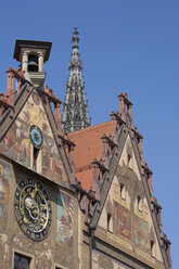 Deutschland, Ulm, Astronomische Uhr am Rathaus - WDF00717