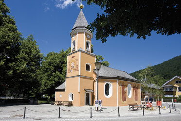 Deutschland, Bayern, Partenkirchen, Kriegergedächtniskirche, Ansicht des Bauwerks - 13196CS-U