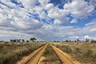 Afrika, Botswana, Mabuasehube, Offroad-Strecke in der Kalahari - FOF002157