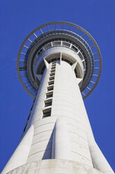 Neuseeland, Auckland, Nordinsel, Blick auf Sky Tower - GWF001198