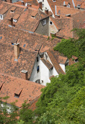 Österreich, Steiermark, Graz, Dächer der Altstadt, Blick von oben - WWF001313