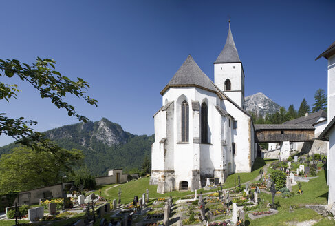Österreich, Steiermark, Purgg-Trautenfels, Ansicht der Kirche heiliger georg - WWF001453