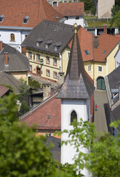 Österreich, Steiermark, Eisenerz, Blick auf das Dach der alten Stadt - WWF001464
