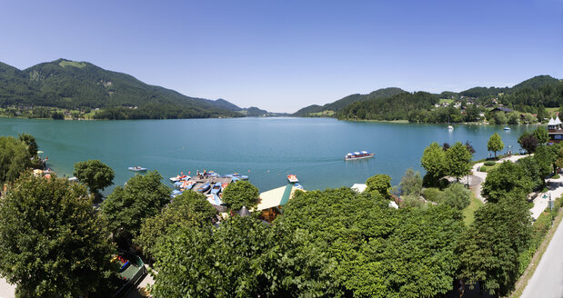 Österreich, Salzkammergut, Fuschl, Blick auf den Fuschlsee Fuschlsee - WWF001491