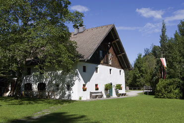 Österreich, Salzkammergut, Hof bei Salzburg, Museum zwischen Bäumen - WWF001577