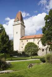 Österreich, Mühlviertel, Freistadt, Blick auf Schloss Freistadt - WWF001605