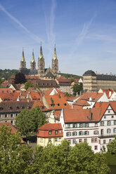 Deutschland, Bayern, Bamberg, Blick auf die Stadt - WBF000192