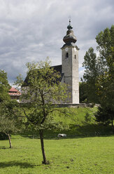 Austria, Land Salzburg, Flachgau, Dorfbeuern, View of church - WWF001741