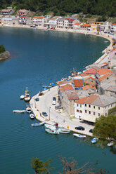 Kroatien, Blick auf Stadt und Hafen von Novigrad - HSIF000064
