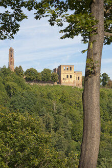 Deutschland, Rheinland-Pfalz, Pfalz, Bad Dürkheim, Ansicht des Klosters Limburg - WDF000766