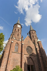 Deutschland, Rheinland-Pfalz, Pfalz, Kaiserslautern, Ansicht der Stiftskirche - WDF000770