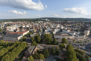 Deutschland, Rheinland-Pfalz, Pfalz, Ansicht der Stadt kaiserslautern - WDF000773