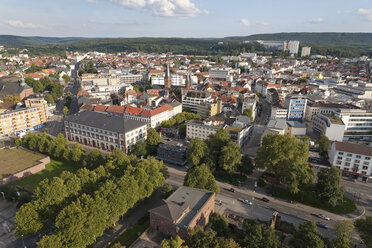 Deutschland, Rheinland-Pfalz, Pfalz, Ansicht der Stadt kaiserslautern - WDF000775