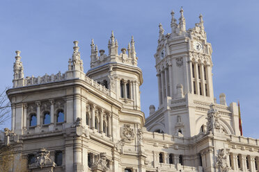 Spanien, Madrid, Blick auf den Palacio de Comunicaciones - RUEF000586