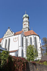 Deutschland, Bayern, Augsburg, Blick auf St. Ulrich und St. Afra Kirche - WDF000790
