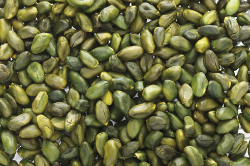 Peeled pistachios, full frame, close up - CSF013997