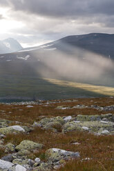 Schweden, Lappland, Blick auf das Parte-Gebirge im Sarek-Nationalpark - SHF000496