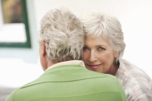 Italy, South Tyrol, Mature couple at guesthouse - WESTF016039