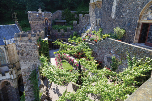 Europa, Deutschland, Rheinland-Pfalz, Ansicht der Burg Rheinstein - CSF014577