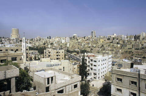 Amman, Jordanien, Blick auf die Stadt, lizenzfreies Stockfoto