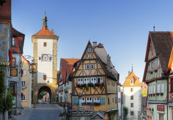 Deutschland, Bayern, Franken, Ansicht von rothenburg ob der tauber - SIEF000275