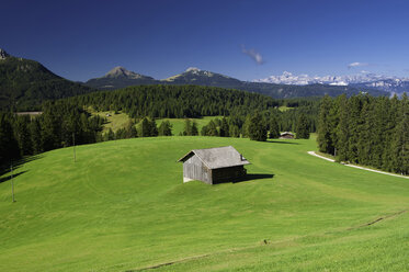 Italien, Südtirol, Blick auf Landschaft und Dolomiten-Alpen - SMF000663