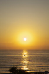 Spain, Santander, View of sunset at seacoast - MSF002431