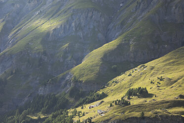 Schweiz, Wallis, Leukerbad, Blick auf die Clabinualp von der Fluealp - GWF001403