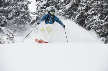 Österreich, Kleinwalsertal, Ma Skifahren - MRF001279