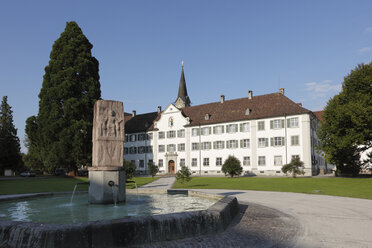 Österreich, Vorarlberg, Bregenz, Blick auf das Kloster Mehrerau - SIEF000566