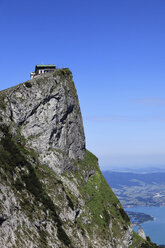 Österreich, Bundesland Salzburg, Salzkammergut, Schafberg, Mondsee, Blick auf Hotel auf der Schafbergspitze - SIE000599