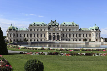 Österreich, Wien, Blick auf das Obere Schloss Belvedere - SIEF000609